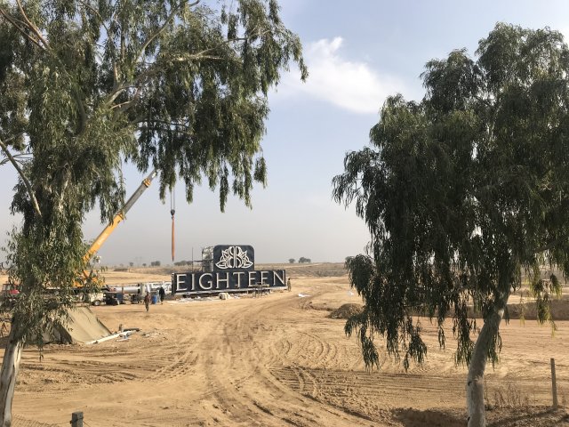 Highest Dual Billboard on Unipole Installed at Eighteen Islamabad